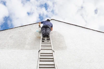 Peinture extérieure au Verger — façades et ravalement